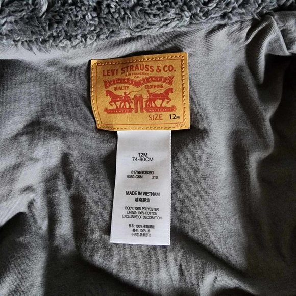 EUC Fuzzy Levi Jacket (Gray) - Picture 4 of 6